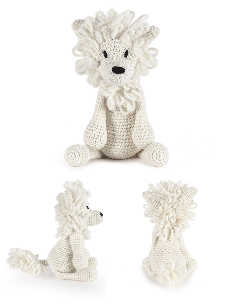 toft ed's animal angelina the samoyed amigurumi crochet